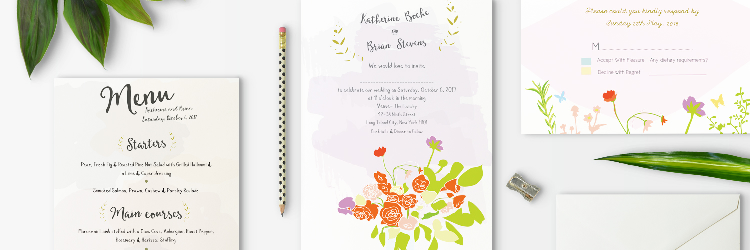 floral stationery paper